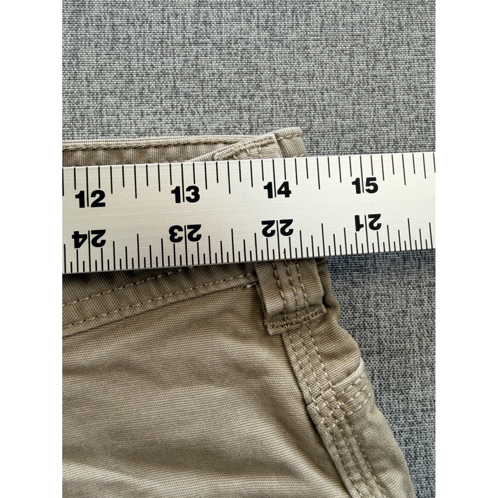Prana Zion Carpenter Shorts Mens 28 Khaki Tan Stretch Canvas Hiking Utility 11L - Picture 5 of 6